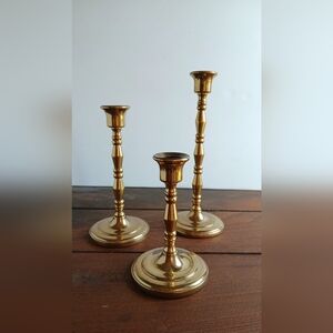 Elegant Gold Candle Holders